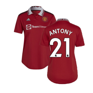 2022-2023 Man Utd Home Shirt (Ladies) (ANTONY 21)