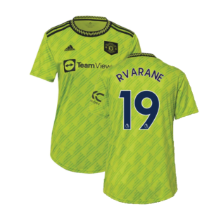 2022-2023 Man Utd Third Shirt (Ladies) (R VARANE 19)