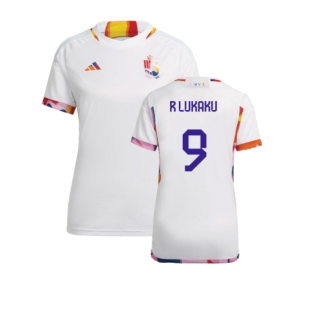 2022-2023 Belgium Away Shirt (Ladies) (R LUKAKU 9)
