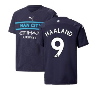2021-2022 Man City 3rd Shirt (Kids) (HAALAND 9)