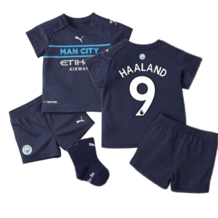 2021-2022 Man City 3rd Baby Kit (HAALAND 9)