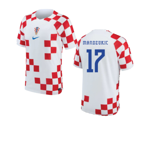2022-2023 Croatia Home Shirt (MANDZUKIC 17)