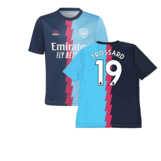 2022-2023 Arsenal Pre-Match Jersey (Blue) - Kids (Trossard 19)