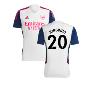 2022-2023 Arsenal Training Jersey (White) (Jorginho 20)