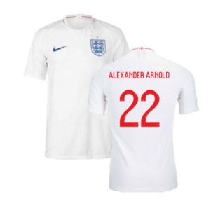 2018-2019 England Authentic Home Shirt (Alexander Arnold 22)