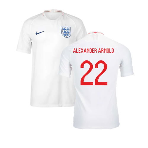 2018-2019 England Authentic Home Shirt (Alexander Arnold 22)