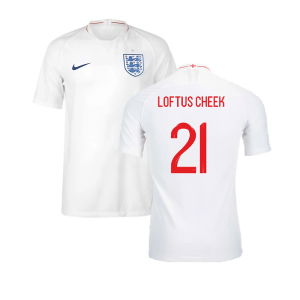 2018-2019 England Authentic Home Shirt (Loftus Cheek 21)