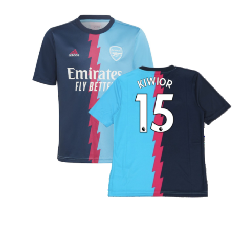 2022-2023 Arsenal Pre-Match Jersey (Blue) - Kids (Kiwior 15)