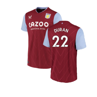 2022-2023 Aston Villa Home Shirt (Duran 22)