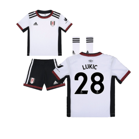 2022-2023 Fulham Home Mini Kit (Lukic 28)