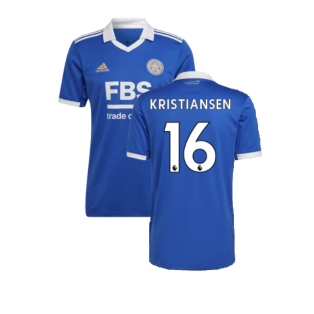 2022-2023 Leicester City Home Shirt (Kristiansen 16)