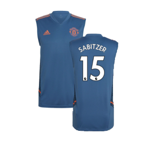 2022-2023 Man Utd Sleeveless Jersey (Blue) (Sabitzer 15)
