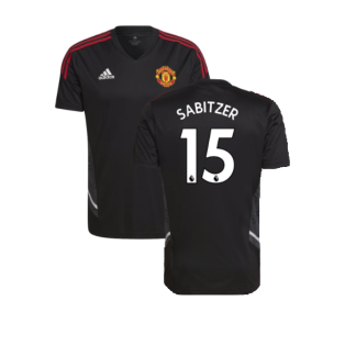 2022-2023 Man Utd Training Shirt (Black) (Sabitzer 15)