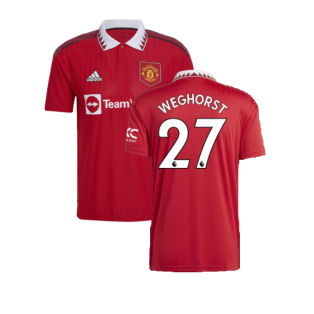 2022-2023 Man Utd Home Shirt (Weghorst 27)
