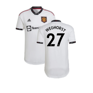 2022-2023 Man Utd Authentic Away Shirt (Weghorst 27)