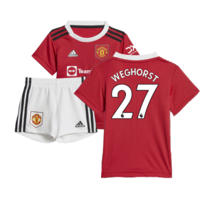 2022-2023 Man Utd Home Baby Kit (Weghorst 27)