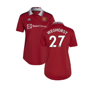 2022-2023 Man Utd Home Shirt (Ladies) (Weghorst 27)