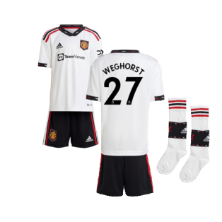 2022-2023 Man Utd Away Mini Kit (Weghorst 27)