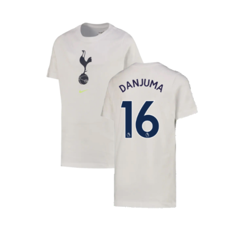 2022-2023 Tottenham Crest Tee (White) - Kids (Danjuma 16)