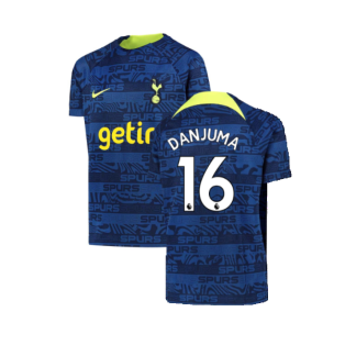 2022-2023 Tottenham Pre-Match Training Shirt (Indigo) (Danjuma 16)