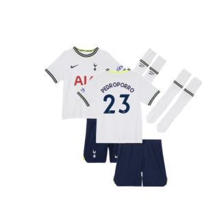 2022-2023 Tottenham Little Boys Home Mini Kit (Pedro Porro 23)
