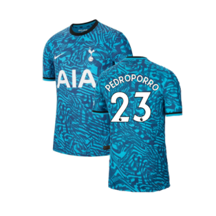 2022-2023 Tottenham Vapor Third Shirt (Pedro Porro 23)
