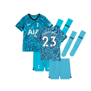 2022-2023 Tottenham Little Boys Third Mini Kit (Pedro Porro 23)