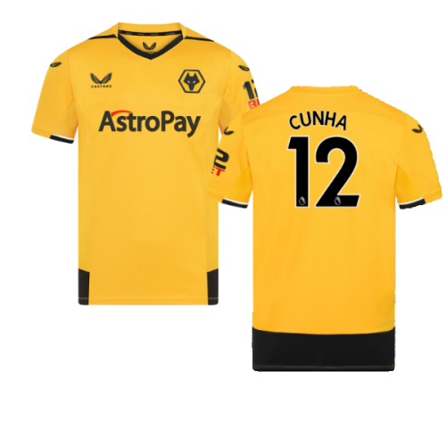 2022-2023 Wolves Home Shirt (Cunha 12)