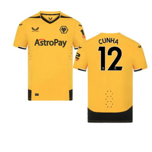 2022-2023 Wolves Home Pro Jersey (Cunha 12)