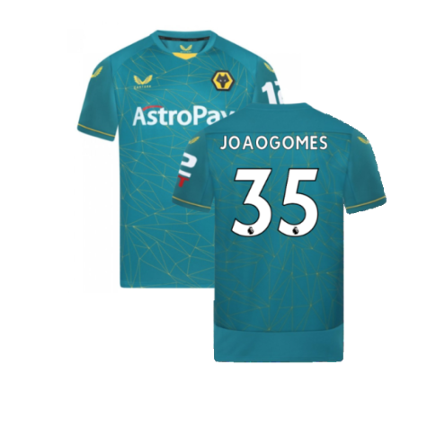 2022-2023 Wolves Away Shirt (Joao Gomes 35)