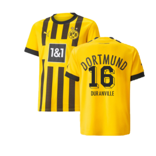 2022-2023 Borussia Dortmund Home Shirt (Kids) (Duranville 16)
