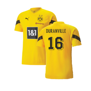2022-2023 Borussia Dortmund Training Jersey (Yellow) (Duranville 16)