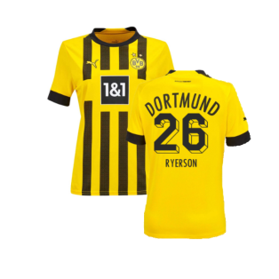 2022-2023 Borussia Dortmund Home Shirt - Ladies (Ryerson 26)