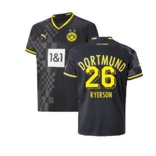 2022-2023 Borussia Dortmund Away Shirt (Kids) (Ryerson 26)