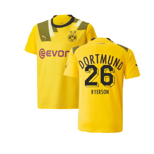 2022-2023 Borussia Dortmund CUP Shirt (Kids) (Ryerson 26)