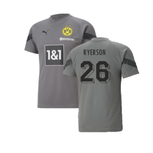 2022-2023 Borussia Dortmund Training Jersey (Smoked Pearl) (Ryerson 26)