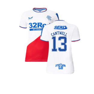2022-2023 Rangers Away Shirt (Ladies) (Cantwell 13)