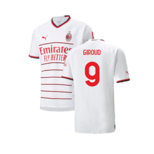 2022-2023 AC Milan Authentic Away Shirt (Giroud 9)