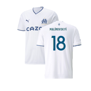 2022-2023 Marseille Home Shirt (Malinovskyi 18)