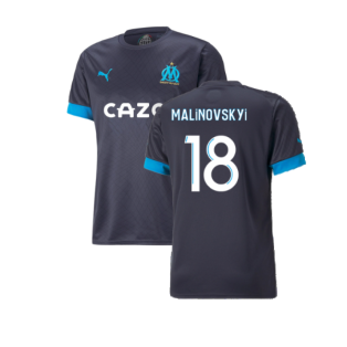 2022-2023 Marseille Away Shirt (Malinovskyi 18)