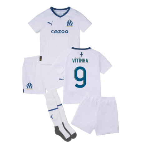 2022-2023 Marseille Home Mini Kit (Vitinha 9)