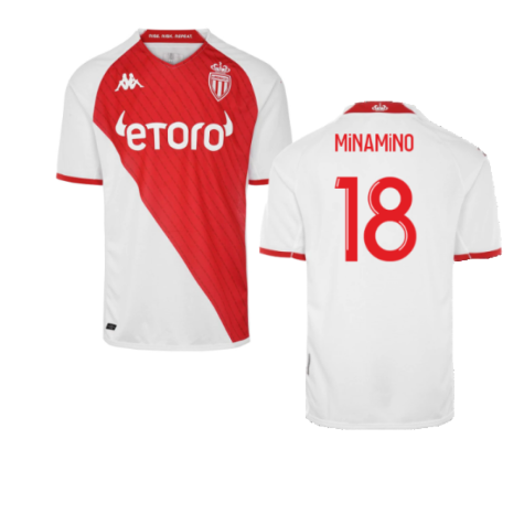 2022-2023 Monaco Home Shirt (Minamino 18)