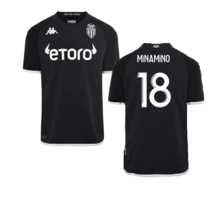 2022-2023 Monaco Away Shirt (Kids) (Minamino 18)