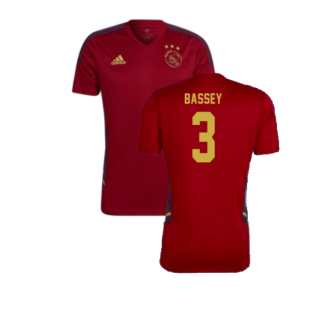 2022-2023 Ajax Training Jersey (Red) (Bassey 3)