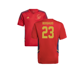 2022-2023 Ajax Training Jersey (Red) - Kids (Berghuis 23)
