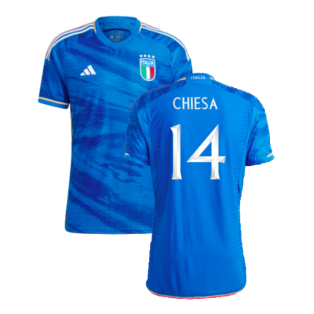 2023-2024 Italy Authentic Home Shirt (CHIESA 14)