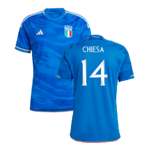 2023-2024 Italy Home Shirt (CHIESA 14)