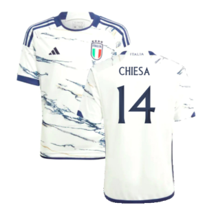 2023-2024 Italy Away Shirt (Kids) (CHIESA 14)