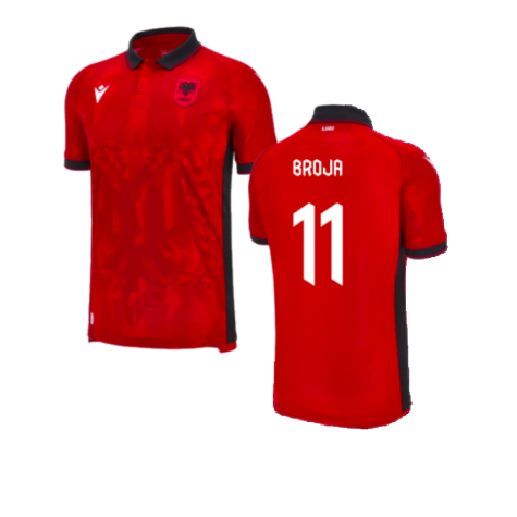 2023-2024 Albania Home Authentic Shirt (Broja 11)