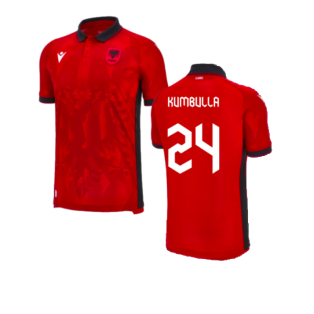 2023-2024 Albania Home Authentic Shirt (Kumbulla 24)